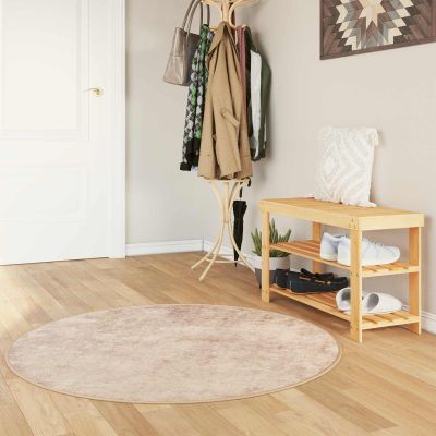 vidaXL Behúň MARSA Béžová 120 x 120 cm Polyester a PVC