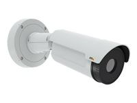 Termálna sieťová kamera - bullet - vonkajšia - odolná voči poveternostným vplyvom - 640 x 480 - pevné ohnisko - LAN 10/100 - H.264, MPEG-4 Part 10, AVC, MJPEG - DC 8 - 28 V / AC 20 - 24 V / PoE Plus Class 3