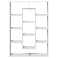 vidaXL Knižnica biela 102x29x143 cm kompozitné drevo