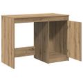 vidaXL Stôl dub artisan 100x50x76 cm kompozitné drevo
