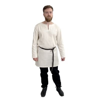Bavlnená dlhá tunika - prírodná