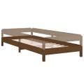 vidaXL Stohovateľná posteľ medovohnedá 75x190 cm borovicový masív