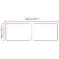 vidaXL Behúň MARSA Sivá 100 x 300 cm Polyester a PVC