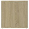 vidaXL TV skrinky 2 ks, biela+sonoma 72x35x36,5 cm, kompozitné drevo