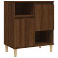 vidaXL Komoda hnedý dub 60x35x70 cm spracované drevo