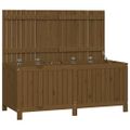 vidaXL Záhradný úložný box medovo-hnedý 147x68x64 cm masívna borovica
