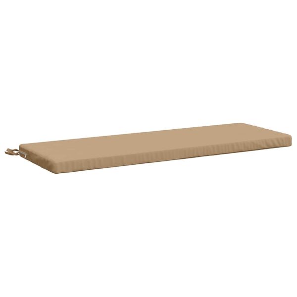 vidaXL Vankúš na lavičku SOEST 100% polyester Piesková 100 x 40 x 5 cm