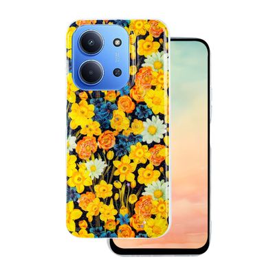 Obal Glow Glam pre Xiaomi Redmi 15C 4G EU / 15C 5G EU (173,16 x 81,06 x 8,2 mm) oranžový