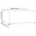 vidaXL Obaly na záhradný nábytok 2 ks 8 očiek 180x135x80 cm obdĺžnik
