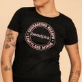 Dámske tričko Serenity Black - BeastPink, veľkosť XL, 77.1% nylon, 22.9% elastane