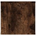 vidaXL Nástenná polica dymový dub 102x30x29 cm spracované drevo