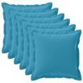 vidaXL Poťah na podložku 6 ks HOUTEN Svetlomodrá 80 x 80 cm Polyester