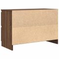vidaXL TV skrinka hnedý dub 80x35x54 cm spracované drevo