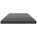 vidaXL Prídavné police 8 ks, lesklé sivé 80x20x1,5 cm, drevotrieska