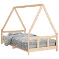 vidaXL Rám detskej postele 90x190 cm masívna borovica