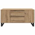 vidaXL Konferenčný stolík Remeselný dub 102 x 44,5 x 50 cm