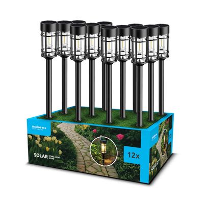 Modee záhradná solárna LED lampa GS040 48 cm, AAA 200 mAh (ML-GS040)