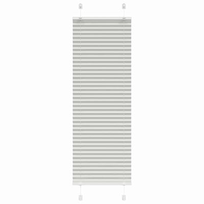 vidaXL plisovaná roleta svetlosivá 45x150 cm Šírka látky 44,4 cm