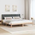 vidaXL Rám postele s čalúneným čelom Hnedá 200 x 200 cm