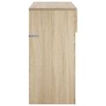 vidaXL Konzolový stôl Dub sonoma 96,5 x 38 x 75 cm Kompozitné drevo