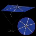 vidaXL Slnečník 294 x 200 x 270 cm Polyester a hliník Azurblue