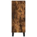 vidaXL Komoda dymový dub 34,5x34x90 cm spracované drevo