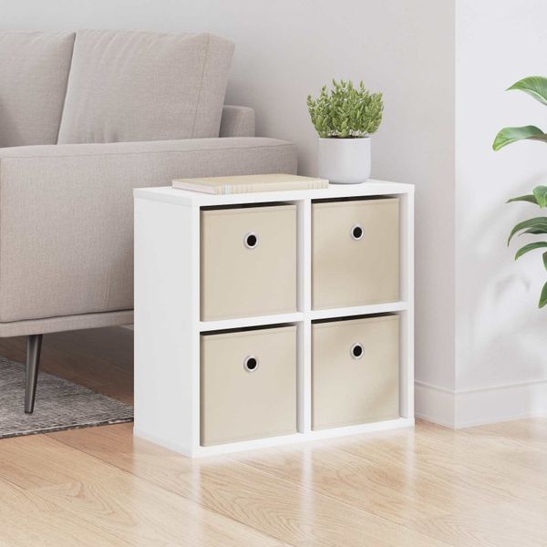 vidaXL Servírovacia skriňa so zásuvkou Biela 49,5 x 22 x 47 cm