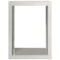 vidaXL Regál na krbové drevo 60x40x80 cm, nehrdzavejúca oceľ