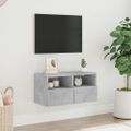 vidaXL TV nástenná skrinka betónovo sivá 60x30x30 cm kompozitné drevo