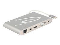 Dokovacia stanica - USB-C - VGA, HDMI, Mini DP - 1GbE