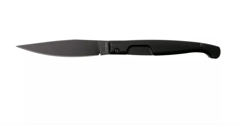 Extrema Ratio 04.1000.0168/BLK RESOLZA 10 BLACK vreckový nôž 10 cm, celočierny, hliník