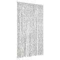 vidaXL Záves proti hmyzu, sivý 100x200 cm, ženilka