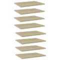 vidaXL Prídavné police 8 ks, dub sonoma 40x30x1,5 cm, drevotrieska