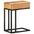 vidaXL Príručný stolík v tvare U 45x30x61 cm, akáciový masív
