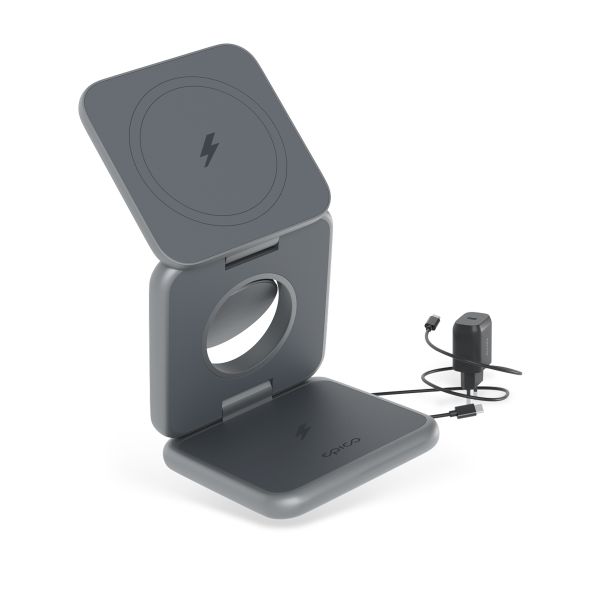 Epico Mag+ Foldable Wireless Charger - vesmírne šedá