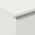 vidaXL Komoda, biela 60x35x98,5 cm, kompozitné drevo