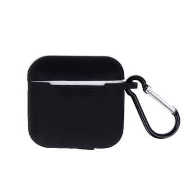 Puzdro na Airpods Pro čierne s háčikom