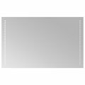 vidaXL Zrkadlo do kúpeľne s LED Priehľadná 80 x 50 cm tvrdené sklo