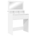 vidaXL Toaletné stolíky do spálne Biela 80 x 39,6 x 135 cm