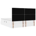 vidaXL Úložná posteľ s úložiskom Čistá biela 160 x 200 cm Umelá koža