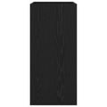 vidaXL Skriňa pod umývadlo do kúpeľne Čierny dub 56 x 37,5 x 81 cm