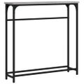 vidaXL Konzolový stolík sivý sonoma 75x19,5x75 cm kompozitné drevo