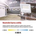 LED reflektor GLARO EMOS ZS2344W s pohybom čidlom, 50 W, biela, IP54, 5000 lm, neutrálna biela