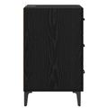 vidaXL Nočný stolík Čierny dub 40 x 40.5 x 66 cm Kompozitné drevo