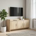 vidaXL TV skrinka 102 x 33 x 47 cm Dub sonoma Kompozitné drevo