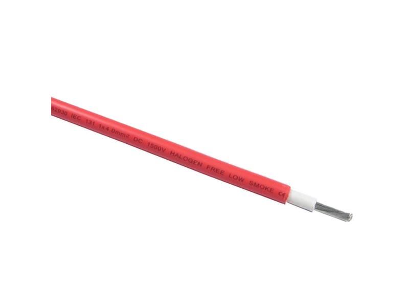 Solárny kábel 4mm2, červený