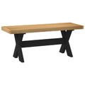 vidaXL Jedálenská lavička NOAIN 120 x 41 x 45 cm Masívna borovica