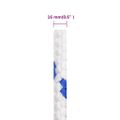 vidaXL Lodné lano biele 16 mm 25 m polypropylén