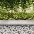 vidaXL Obrubník trávnika 450 x 25 cm Pozinkovaná oceľ Strieborná