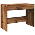 vidaXL Písací stôl, staré drevo 101x50x76,5 cm, kompozitné drevo